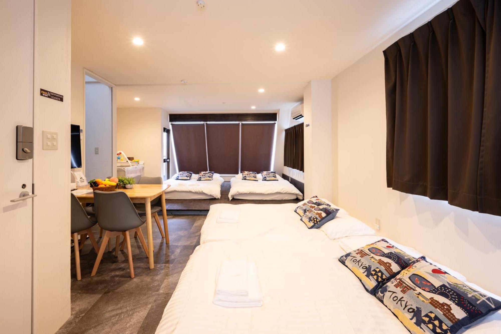 Thunder Hotel -雷門サンダーホテル- 浅草駅から徒歩5分 ベビー用品付き ファミリーも歓迎 大人8名もok!! 도쿄 외부 사진