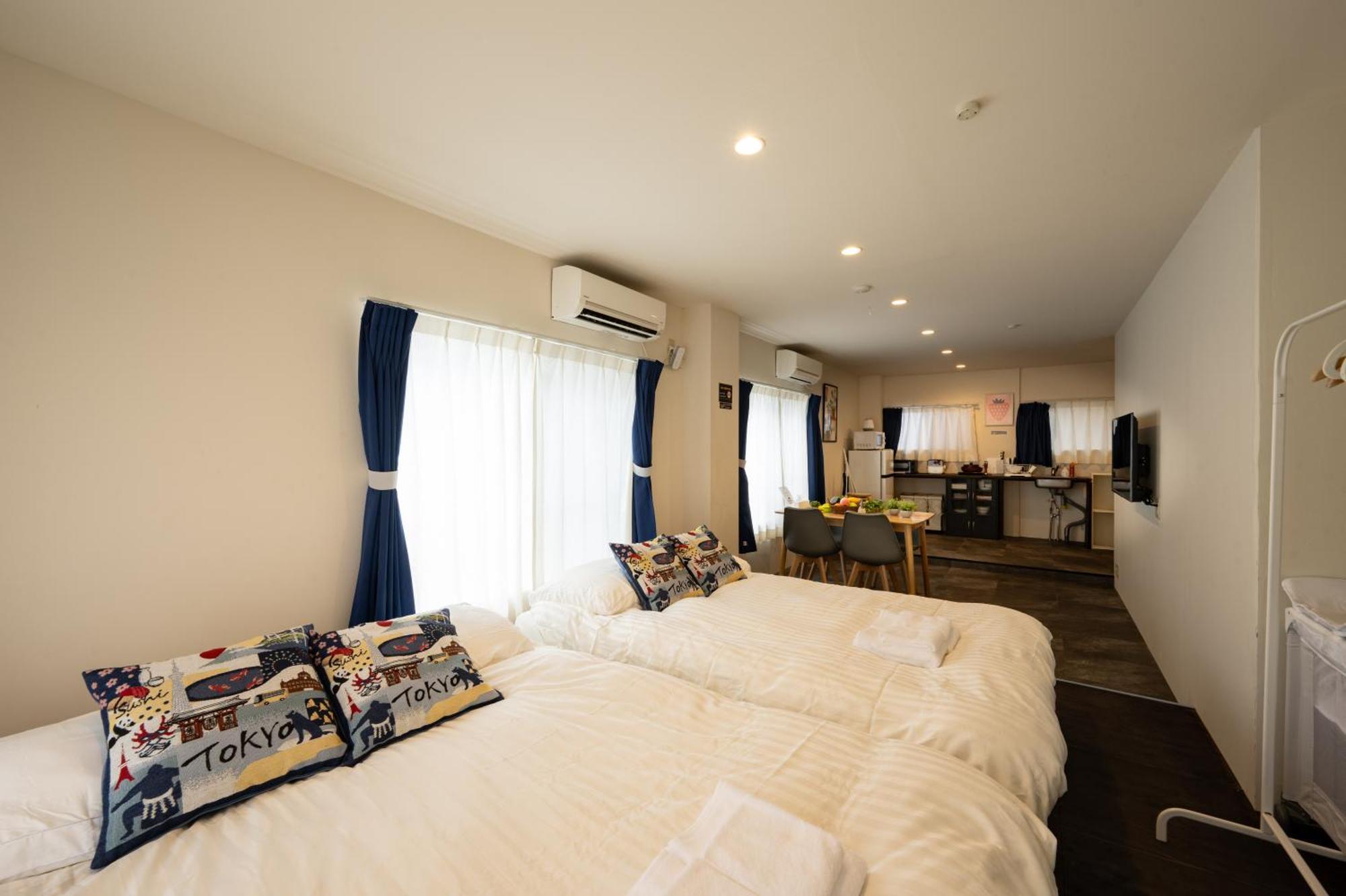 Thunder Hotel -雷門サンダーホテル- 浅草駅から徒歩5分 ベビー用品付き ファミリーも歓迎 大人8名もok!! 도쿄 외부 사진